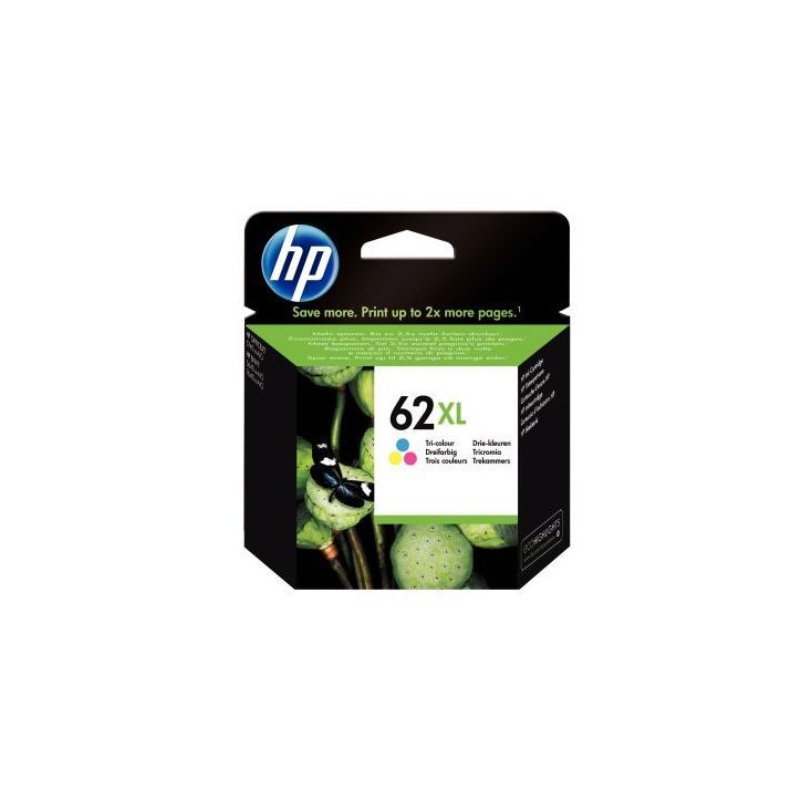 Cartouche jet d'encre à la marque HP C2P07AE couleurs haute capacité 62XL HPSPIC2P07AE HP