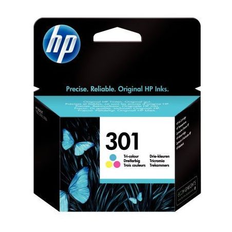 Achetez HP 301 Cartouche d'Encre Trois Couleurs Authentique (CH562EE) pas cher sur Ma Rentrée Scola..