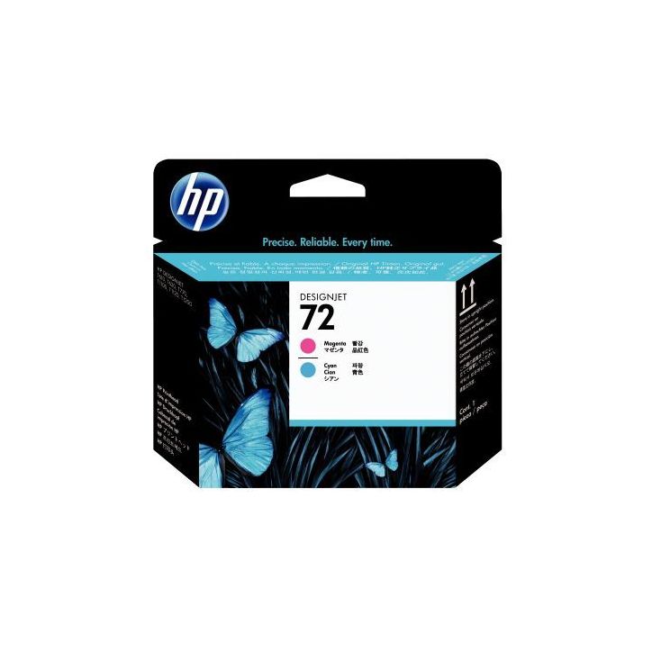 Tête d'impression jet d'encre à la marque HP C9383A magenta et cyan 72 HPSPIC9383A HP
