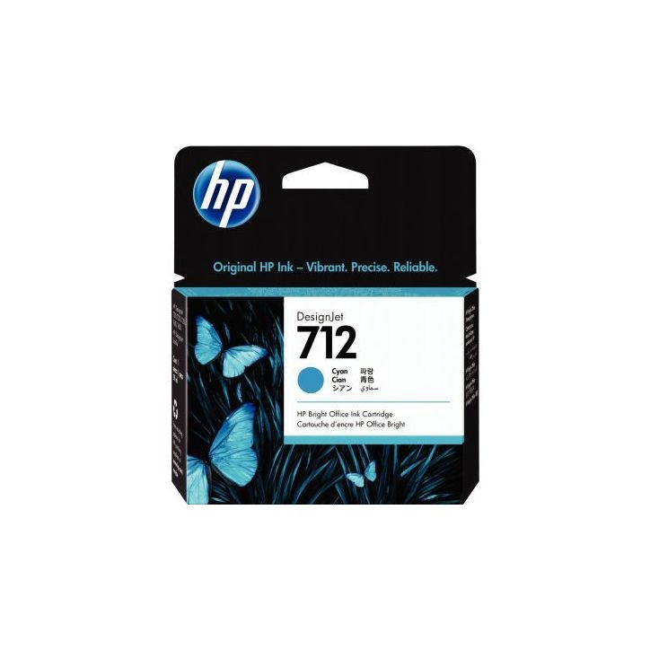 Cartouche encre à la marque HP 3ED67A cyan 712 HPSPI3ED67A HP