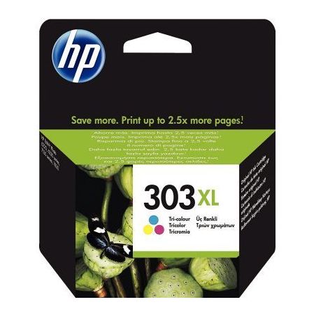 Achetez HP 303XL Cartouche d'Encre Trois Couleurs grande capacité Authentique (T6N03AE) pas cher su..