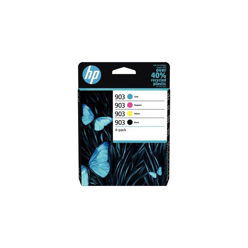 Achetez Lot de 4 cartouches encre à la marque HP 6ZC73AE noir cyan magenta et jaune 903 HPSPI6ZC73A.. Achetez Lot de 4 cartouches encre à la marque HP 6ZC73AE noir cyan magenta et jaune 903 HPSPI6ZC73A..