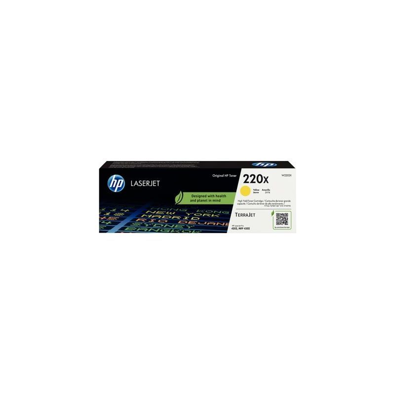 Achetez HP 220X toner jaune grande capacité authentique (W2202X) 220X HPSPLW2202X HP pas cher sur M..