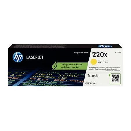 Achetez HP 220X toner jaune grande capacité authentique (W2202X) 220X HPSPLW2202X HP pas cher sur M..
