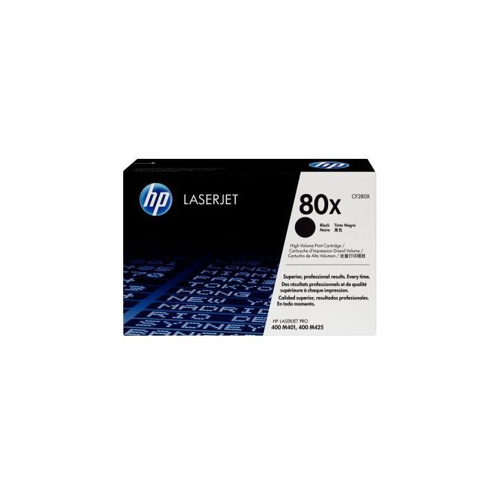 Cartouche laser à la marque HP CF280X noir haute capacité 80X CF280X HP