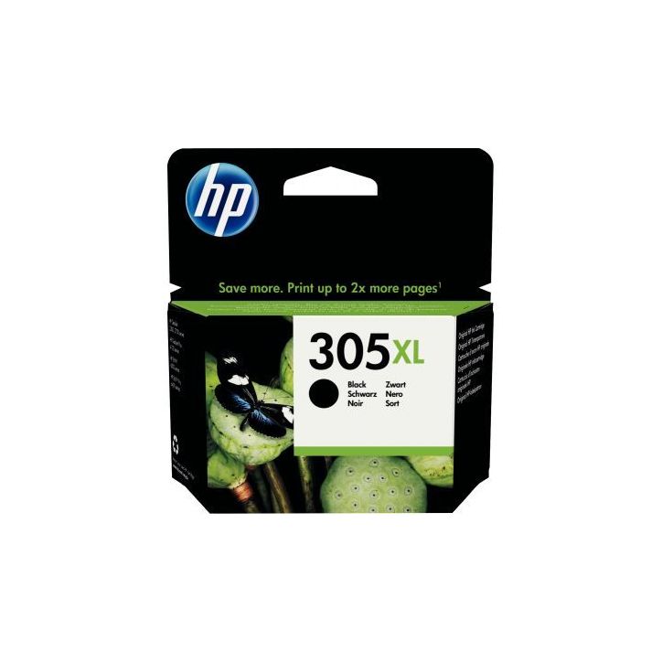 Cartouche jet d'encre à la marque HP 3YM62AE noir, haute capacité 305XL HPSPI3YM62AE HP