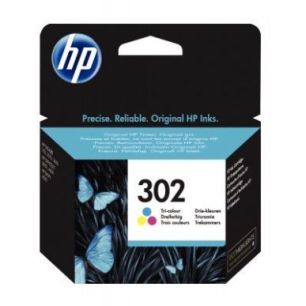 Achetez HP 302 Cartouche d'Encre Trois Couleurs Authentique (F6U65AE) pas cher sur Ma Rentrée Scola..