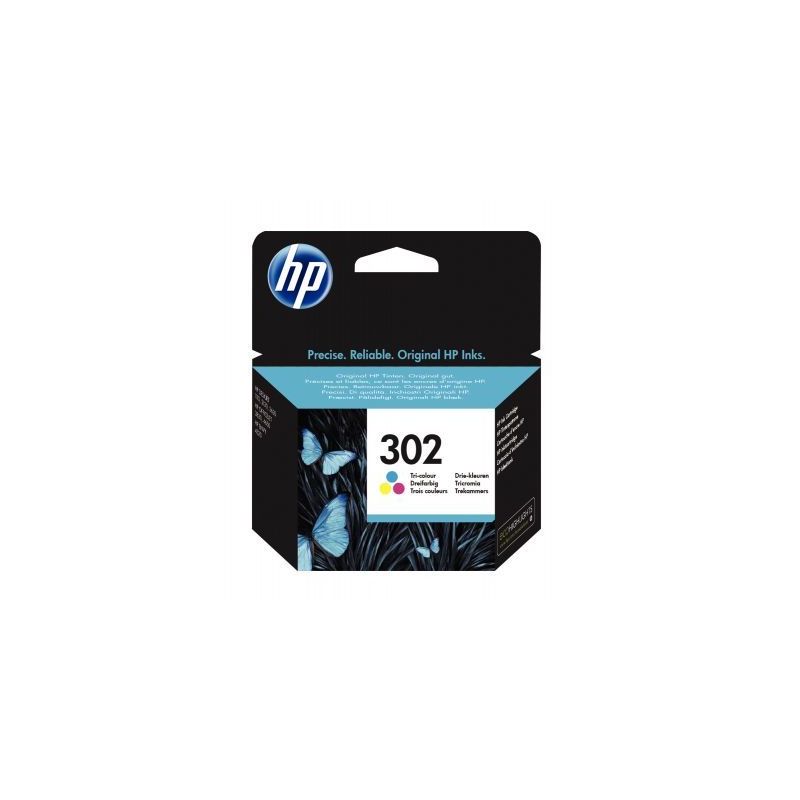 Achetez HP 302 Cartouche d'Encre Trois Couleurs Authentique (F6U65AE) pas cher sur Ma Rentrée Scola..
