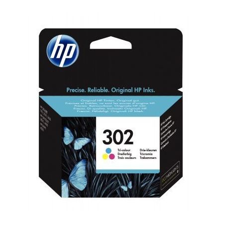 Achetez HP 302 Cartouche d'Encre Trois Couleurs Authentique (F6U65AE) pas cher sur Ma Rentrée Scola..