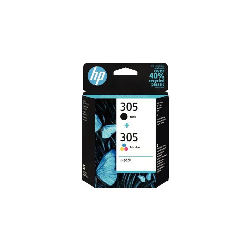 Achetez Lot de 2 cartouches encre à la marque HP 6ZD17AE noir et couleurs 305 6ZD17AE HP pas cher s.. Achetez Lot de 2 cartouches encre à la marque HP 6ZD17AE noir et couleurs 305 6ZD17AE HP pas cher s..