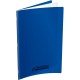 Piqûre 140 pages 24x32 cm, seyès, couverture polypropylène, bleu 400089825 HAMELIN