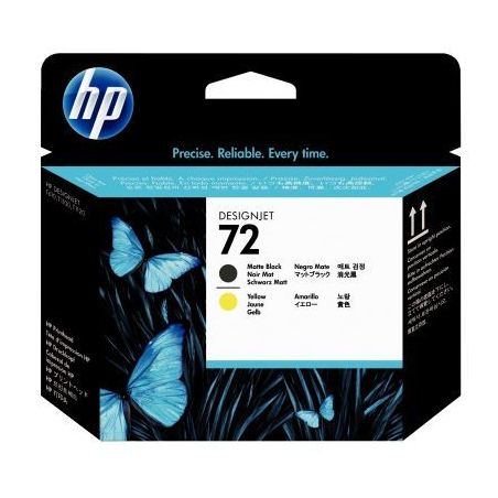 Achetez Tête d'impression jet d'encre à la marque HP C9384A noir mat et jaune 72 HPSPIC9384A HP pa..