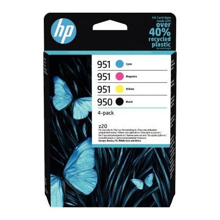 Achetez Lot de 4 cartouches d'encre à la marque HP 6ZC65AE noir cyan magenta et jaune 950 / 951 HPS..