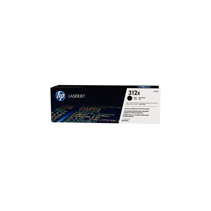 Cartouche laser à la marque HP CF380X noir haute capacité 312X CF380X HP