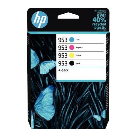 Achetez Lot de 4 cartouches encre à la marque HP 6ZC69AE noir cyan magenta et jaune 953 HPSPI6ZC69A..