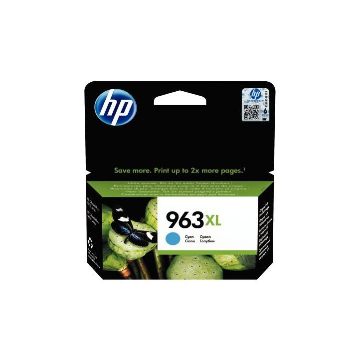 Cartouche jet d'encre à la marque HP 3JA27AE cyan haute capacité 963XL HPSPI3JA27AE HP