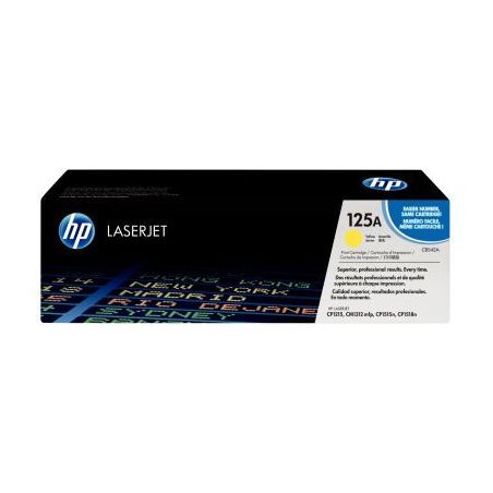 Achetez Cartouche laser à la marque HP CB542A jaune 125A CB542A HP pas cher sur Ma Rentrée Scolair..