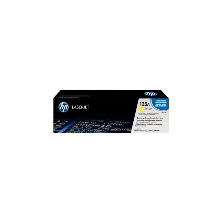 Cartouche laser à la marque HP CB542A jaune 125A CB542A HP