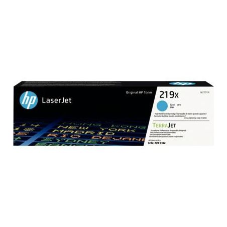 Achetez HP 219X toner cyan authentique (W2191X) 219X HPSPLW2191X HP pas cher sur Ma Rentrée Scolair..