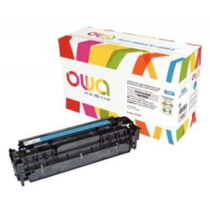 Achetez OWA cartouche laser cyan remanufacturée compatible Canon 718 et HP 304A (CC531A) 304A / 718..