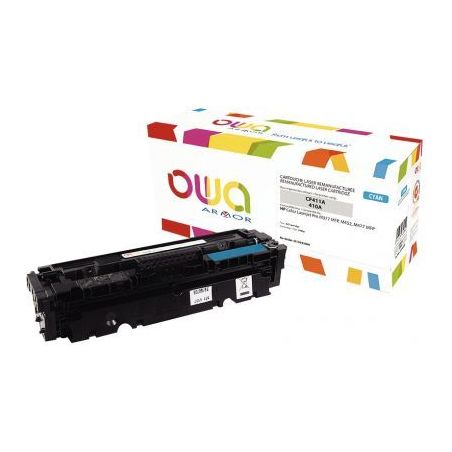Achetez OWA cartouche laser cyan remanufacturée compatible HP 410A (CF411A) 410A K15943OW OWA ARMOR..