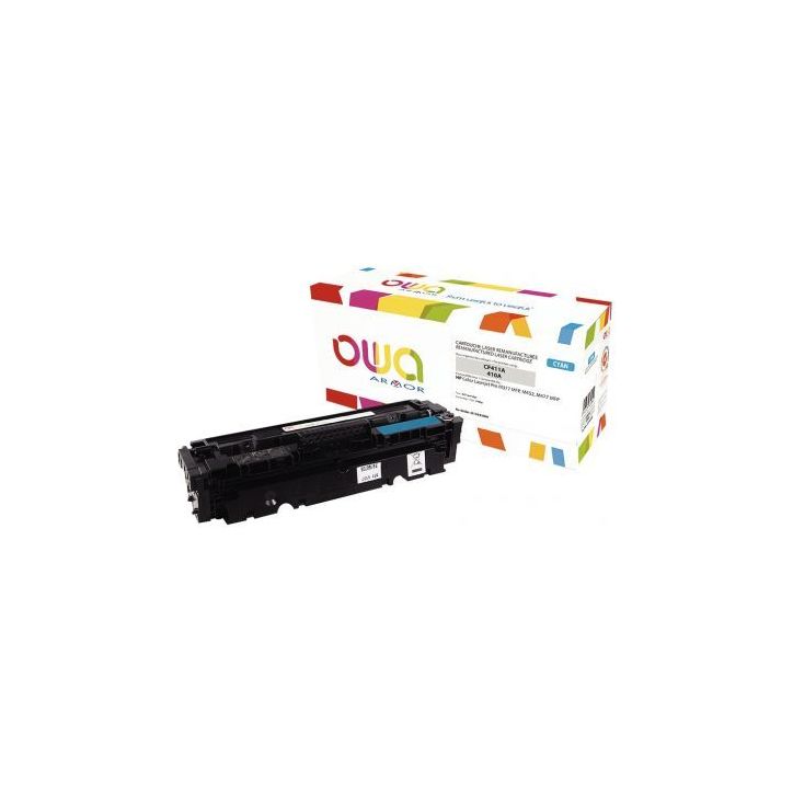 OWA cartouche laser cyan remanufacturée compatible HP 410A (CF411A) 410A K15943OW OWA ARMOR