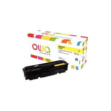 Achetez OWA cartouche laser jaune haute capacité remanufacturée compatible HP 415X (W2032X) 415X K..