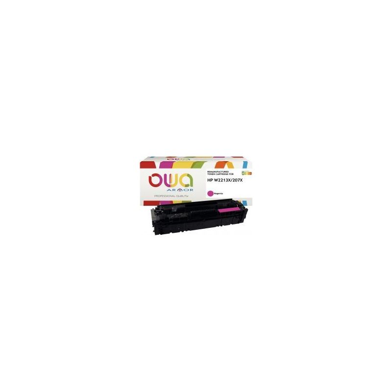 Achetez OWA cartouche laser magenta Haute capacité remanufacturée compatible HP 207X (W2213X) 207X.. Achetez OWA cartouche laser magenta Haute capacité remanufacturée compatible HP 207X (W2213X) 207X..