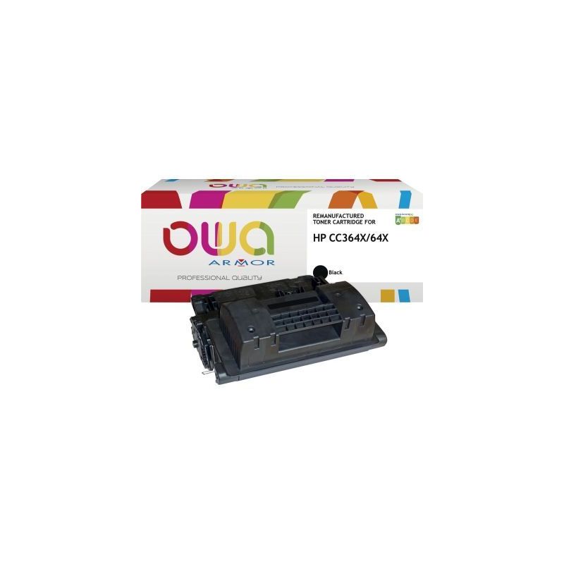 Achetez Cartouche laser compatible à la marque HP CC364X noir haute capacité K15109OW OWA ARMOR pa.. Achetez Cartouche laser compatible à la marque HP CC364X noir haute capacité K15109OW OWA ARMOR pa..