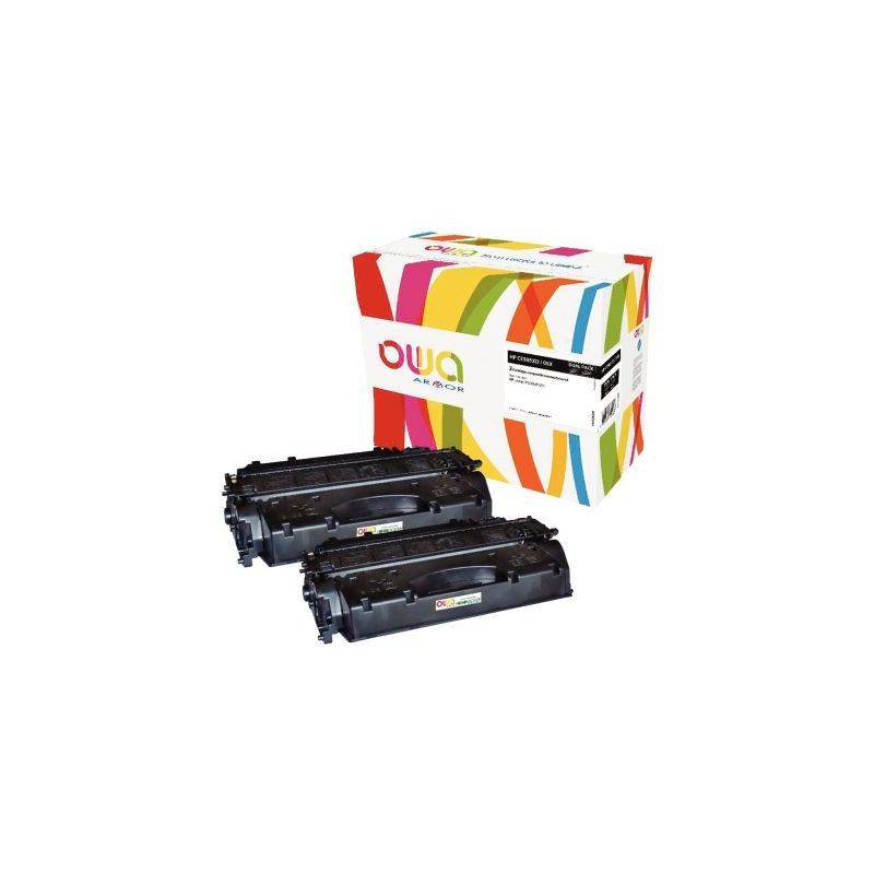 Achetez Lot 2 cartouches laser compatible à la marque HP 05XD et Canon 719H noir haute capacité K3.. Achetez Lot 2 cartouches laser compatible à la marque HP 05XD et Canon 719H noir haute capacité K3..