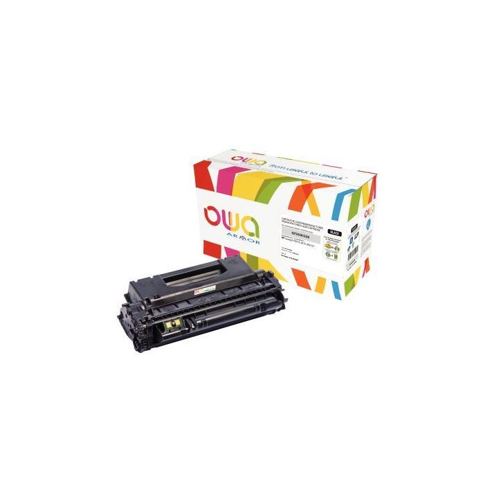 Cartouche laser compatible à la marque HP Q7553X noir jumbo K12335OW OWA ARMOR