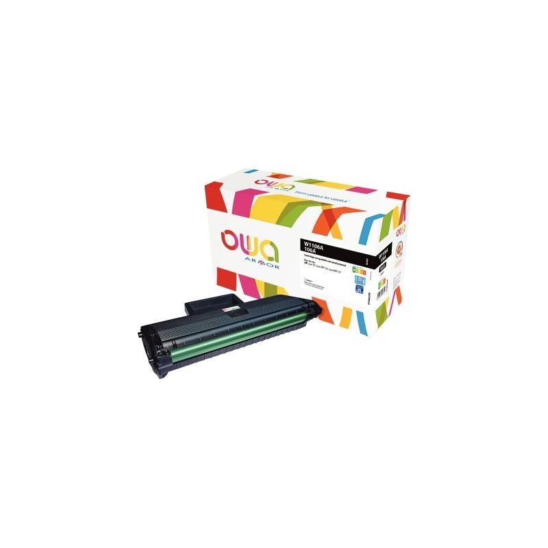 Achetez Cartouche laser compatible à la marque HP W1106A noir K18882OW OWA ARMOR pas cher sur Ma Re.. Achetez Cartouche laser compatible à la marque HP W1106A noir K18882OW OWA ARMOR pas cher sur Ma Re..