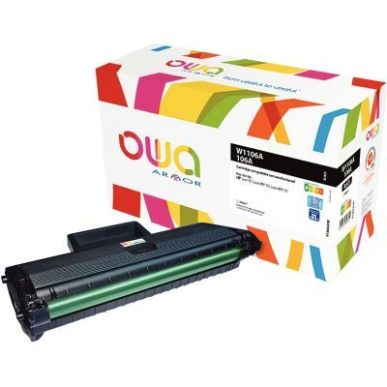 Achetez Cartouche laser compatible à la marque HP W1106A noir K18882OW OWA ARMOR pas cher sur Ma Re..