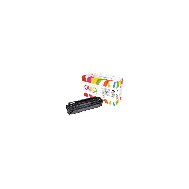 OWA cartouche laser noire remanufacturée compatible Canon 718 et HP 304A (CC530A) 304A / 718 K15132OW OWA ARM(...)