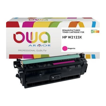 Achetez OWA toner laser remanufacturé magenta haute capacité compatible HP 212X (W2123X) 212X K189..