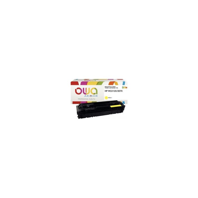 Achetez OWA cartouche laser jaune Haute capacité remanufacturée compatible HP 207X (W2212X) 207X K.. Achetez OWA cartouche laser jaune Haute capacité remanufacturée compatible HP 207X (W2212X) 207X K..