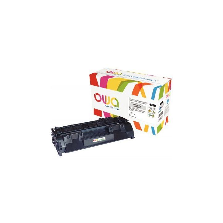 Cartouche laser compatible à la marque HP CE505A noir K15120OW OWA ARMOR