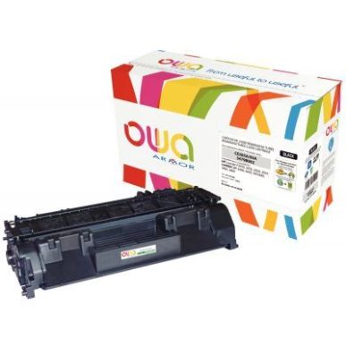 Achetez Cartouche laser compatible à la marque HP CE505A noir K15120OW OWA ARMOR pas cher sur Ma Re..