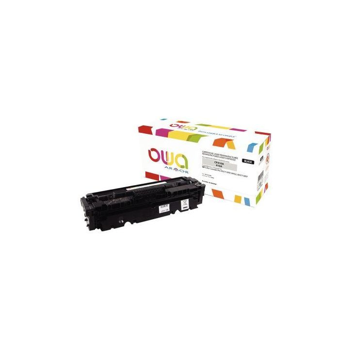 Cartouche laser compatible à la marque HP 410A noir K15942OW OWA ARMOR