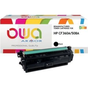 Toner laser compatible à la marque HP CF360A noir K15856OW OWA ARMOR