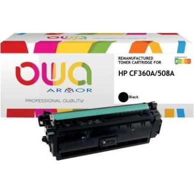 Achetez Toner laser compatible à la marque HP CF360A noir K15856OW OWA ARMOR pas cher sur Ma Rentrî.