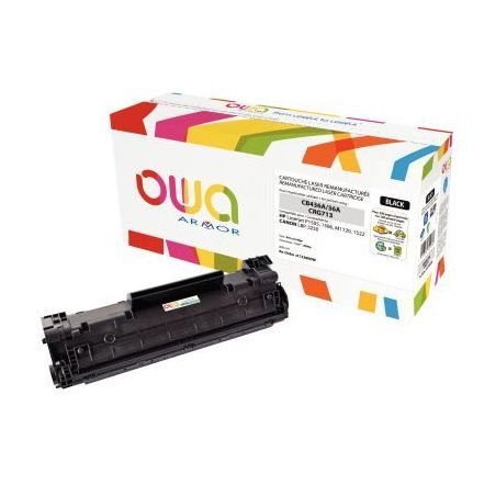 Achetez Cartouche laser compatible à la marque HP CB436A noir K12389OW OWA ARMOR pas cher sur Ma Re..