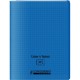 Piqûre 96 pages couverture polypropylène avec 2 rabats format 24x32 cm seyes bleu 400104019 HAMELIN