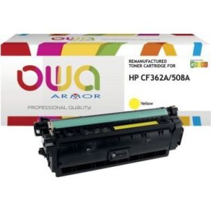 Toner laser compatible à la marque HP CF362A jaune K15859OW OWA ARMOR Toner laser compatible à la marque HP CF362A jaune K15859OW OWA ARMOR