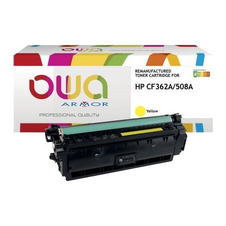 Achetez Toner laser compatible à la marque HP CF362A  jaune K15859OW OWA ARMOR pas cher sur Ma Rent..