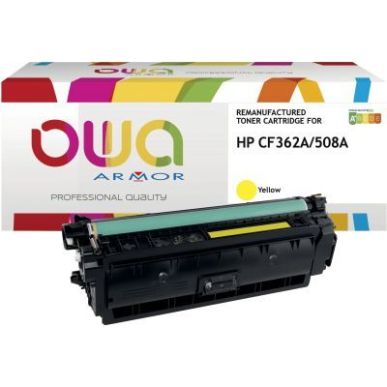 Achetez Toner laser compatible à la marque HP CF362A  jaune K15859OW OWA ARMOR pas cher sur Ma Rent..