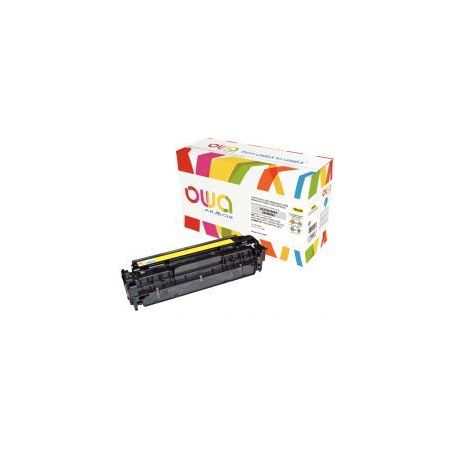 Achetez OWA cartouche laser jaune remanufacturée compatible Canon 718 HP 304A (CC532A) 304A / 718 K..