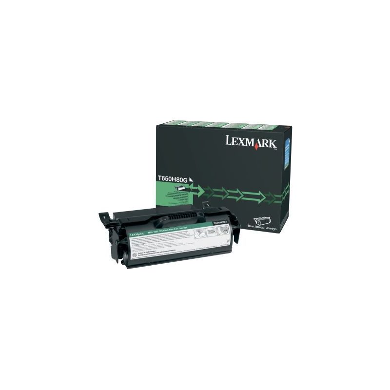 Achetez Lexmark T650H80G toner laser noir haute capacité authentique LXSPLT650H80G LEXMARK pas cher.. Achetez Lexmark T650H80G toner laser noir haute capacité authentique LXSPLT650H80G LEXMARK pas cher..