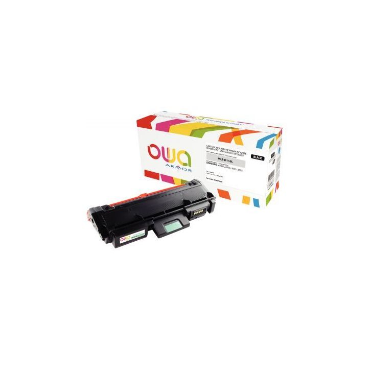 Toner laser compatible à la marque Samsung MLT-D116L noir K15672OW OWA ARMOR
