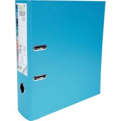 Achetez Classeur à  levier en plastique PREM'TOUCH format A4 maxi dos 5 cm bleu clair 53102E EXACO..